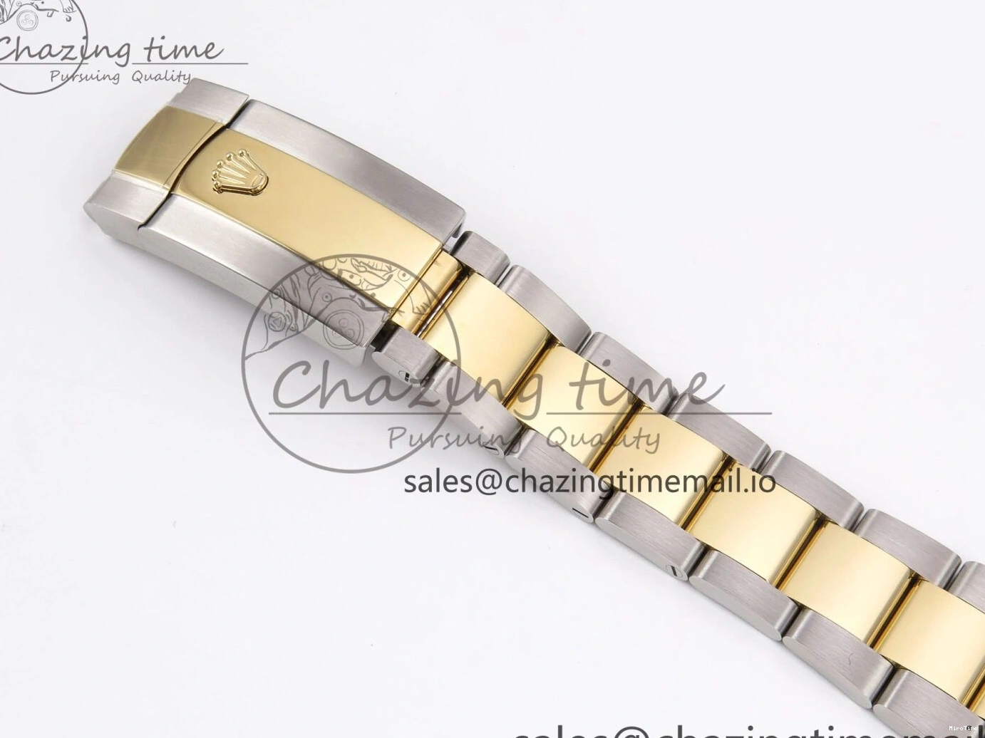 MiroTime 0514 DateJust 41 126333 EWEF Best Edition YG Diamonds Dial on SS YG Oyster Bracelet A Minimalist 973